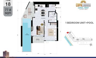 Wohnung zum Kauf mit 1 Zimmer in Bang Lamung, Chonburi