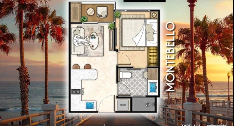 For sale 1 bed condo in Jomtien, Pattaya