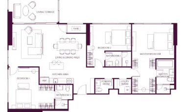 For sale 3 bedrooms condo in Sathon, Bangkok