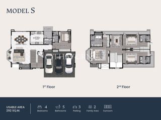 For sale 4 bedrooms house in Bang Lamung, Chonburi