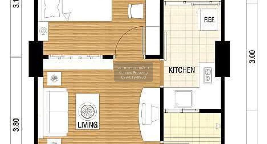 Wohnung zum Kauf mit 1 Zimmer in Huai Khwang, Bangkok
