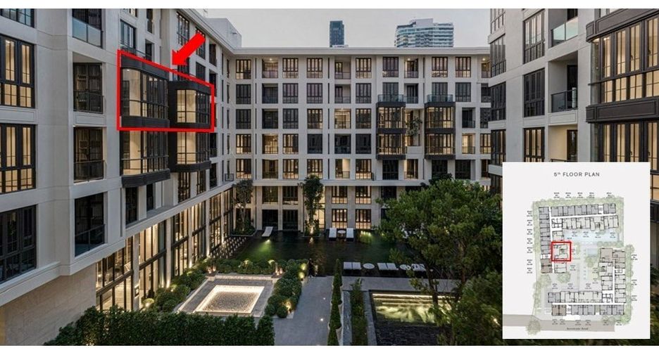 For rent 2 bedrooms condo in Watthana, Bangkok