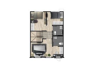 Casa adosada en venta de 3 habitaciones en Bang Sao Thong, Samut Prakan