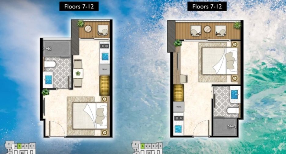 For sale studio condo in South Pattaya, Pattaya