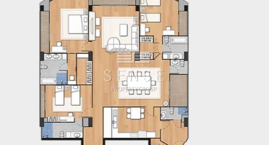 For rent 3 bedrooms condo in Khlong Toei, Bangkok