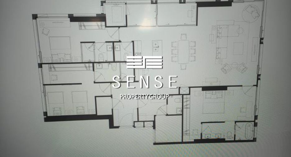Condo en venta de 3 habitaciones en Sathon, Bangkok