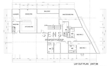 Condo en alquiler de 3 habitaciones en Watthana, Bangkok