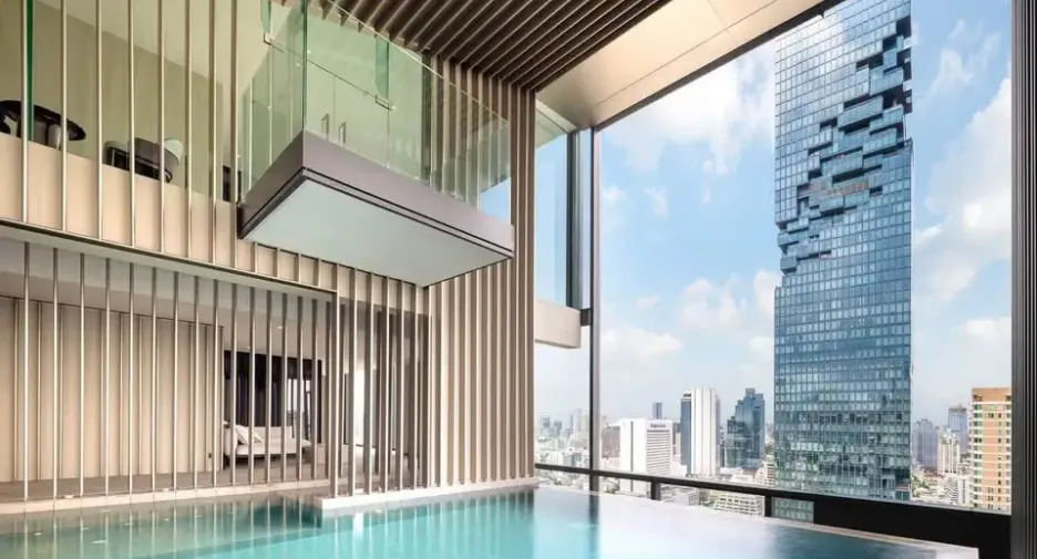 For rent 2 bedrooms condo in Sathon, Bangkok