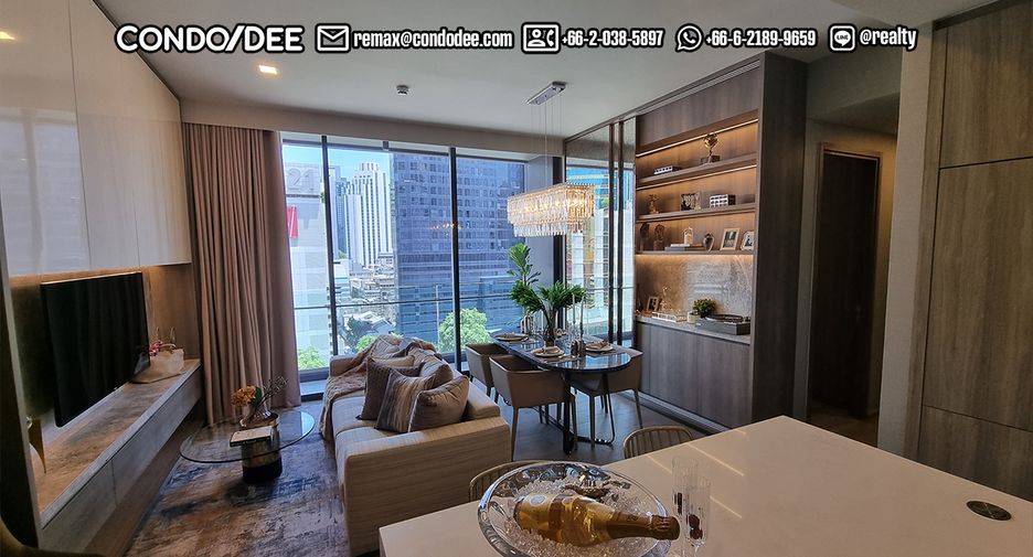 À vendre 2 chambres condo à Khlong Toei, Bangkok
