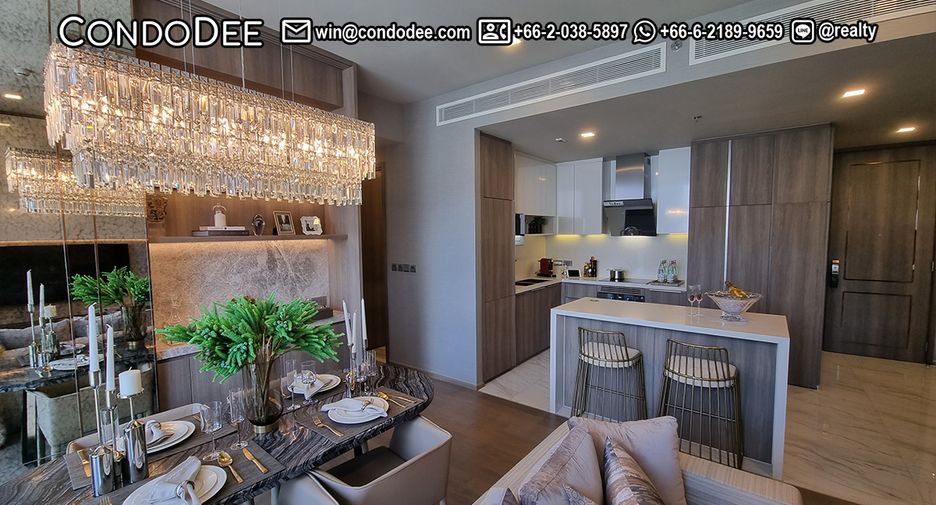 À vendre 2 chambres condo à Khlong Toei, Bangkok
