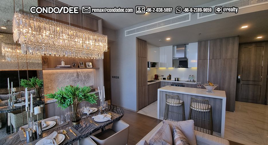 À vendre 2 chambres condo à Khlong Toei, Bangkok