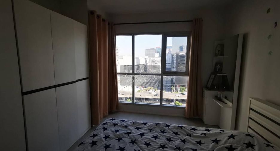 For rent 1 bed condo in Huai Khwang, Bangkok