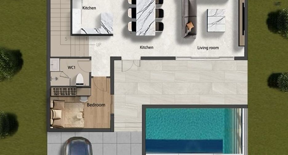 Haus zum Kauf mit 4 Zimmer in Bang Lamung, Chonburi