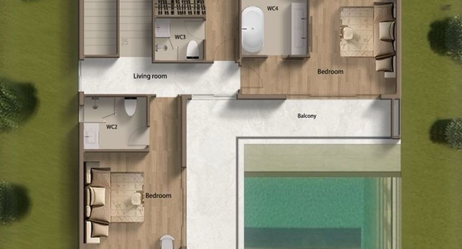 Haus zum Kauf mit 4 Zimmer in Bang Lamung, Chonburi