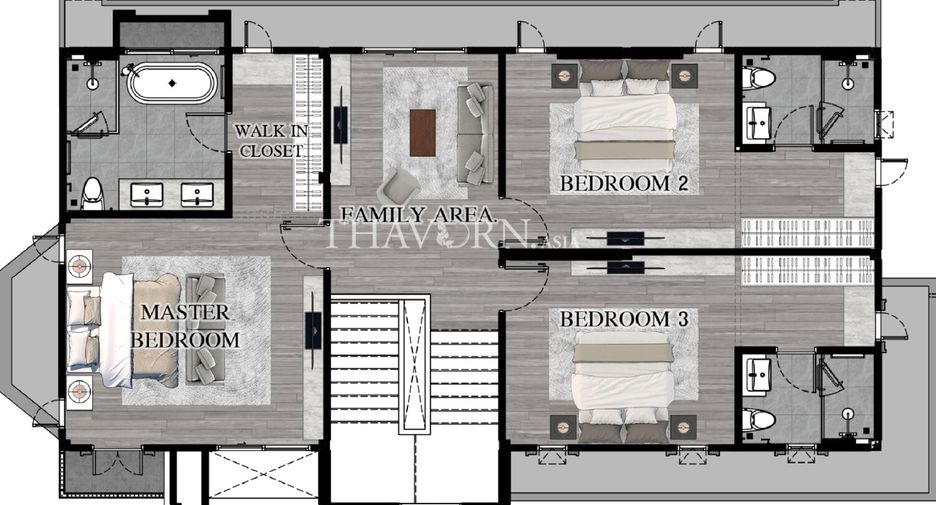 ขาย 4 ห้องนอน บ้านเดี่ยว ใน บางละมุง, ชลบุรี
