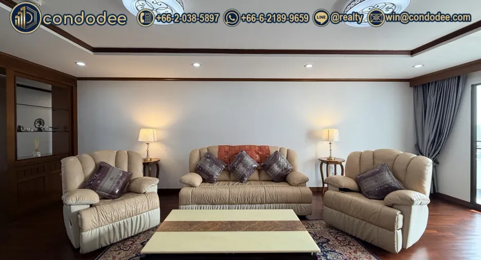 Wohnung zum Kauf mit 3 Zimmer in Khlong Toei, Bangkok
