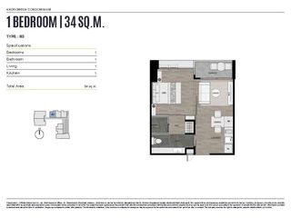 For sale 1 bed condo in Bang Lamung, Chonburi