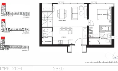 Wohnung zum Kauf mit 2 Zimmer in Thon Buri, Bangkok