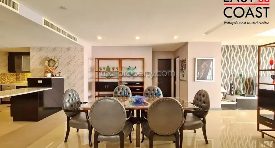 For rent and for sale 3 bedrooms condo in Jomtien, Pattaya