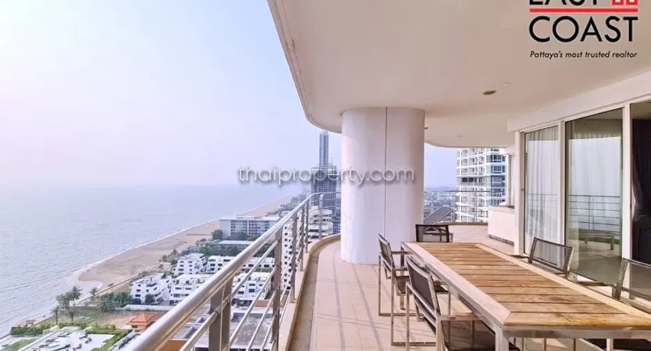 For rent and for sale 3 bedrooms condo in Jomtien, Pattaya