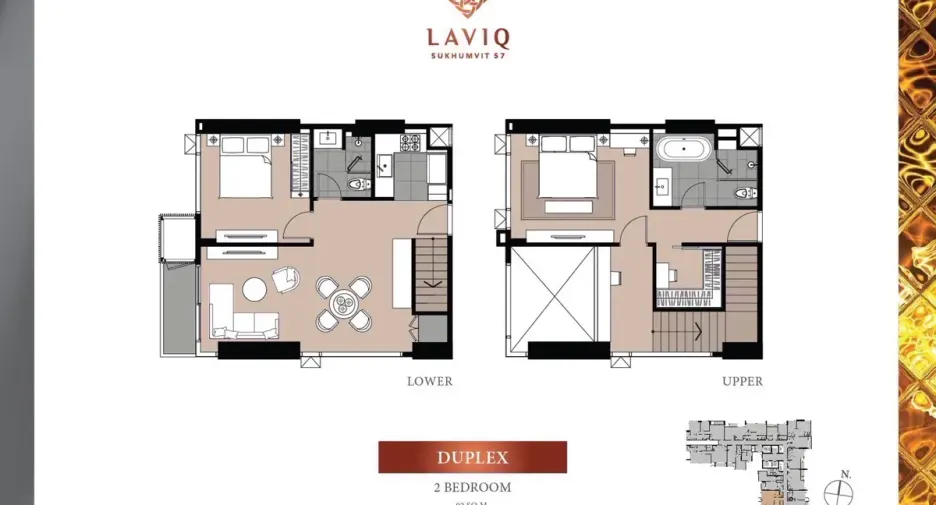For rent そして for sale 2 ベッドルーム condo in Khlong Toei, Bangkok