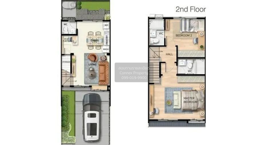 For sale 2 bedrooms townhouse in Bang Yai, Nonthaburi
