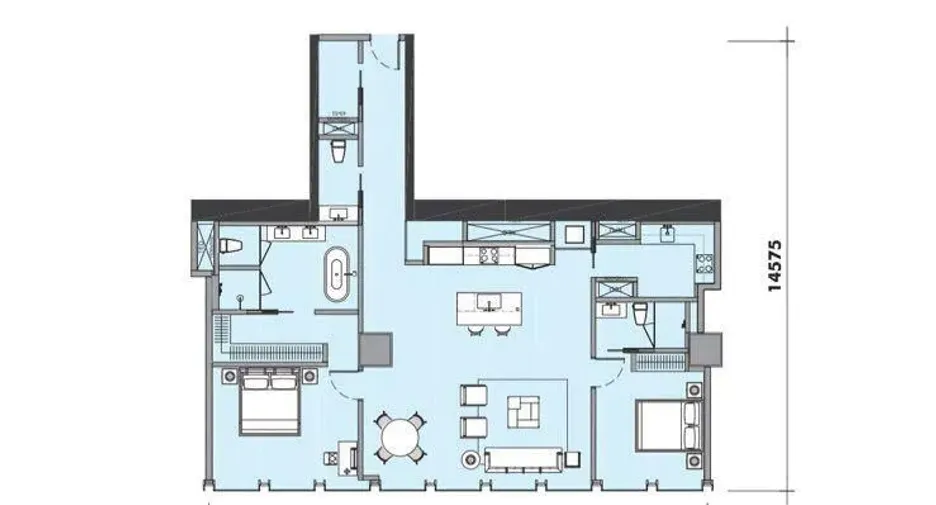 For sale 2 bedrooms condo in Sathon, Bangkok