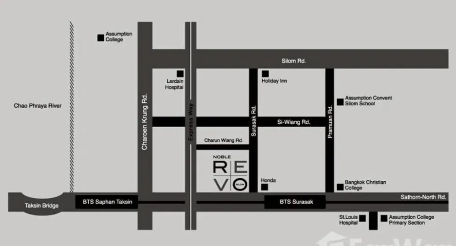 For sale and for rent 1 bed condo in Sathon, Bangkok