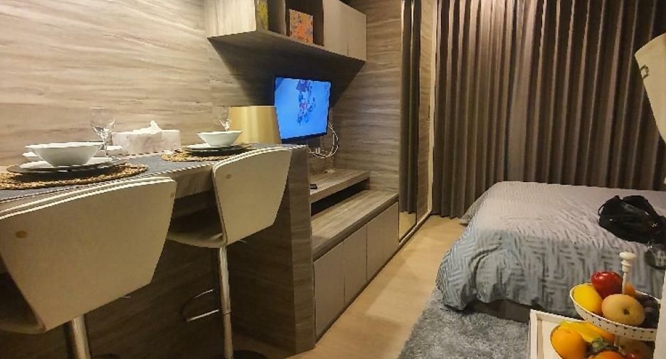 For sale and for rent studio condo in Huai Khwang, Bangkok