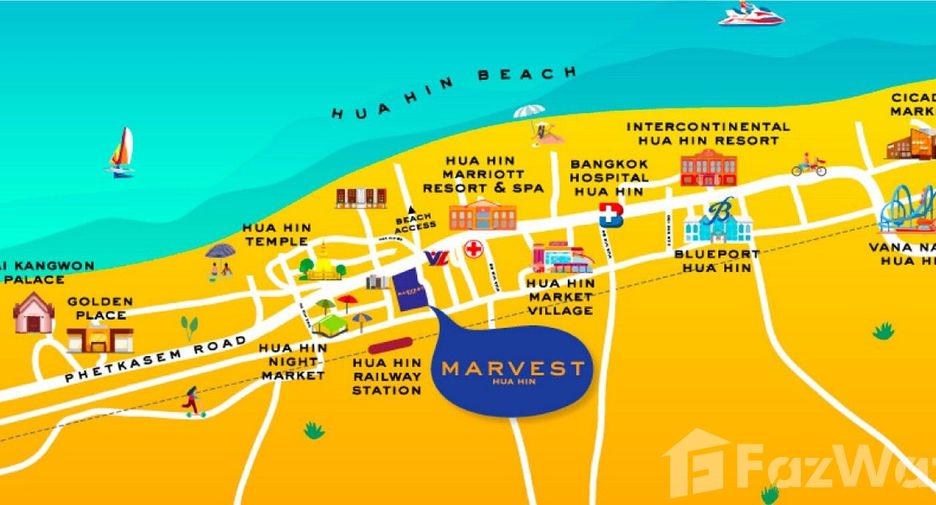 For sale 1 bed condo in Hua Hin, Prachuap Khiri Khan