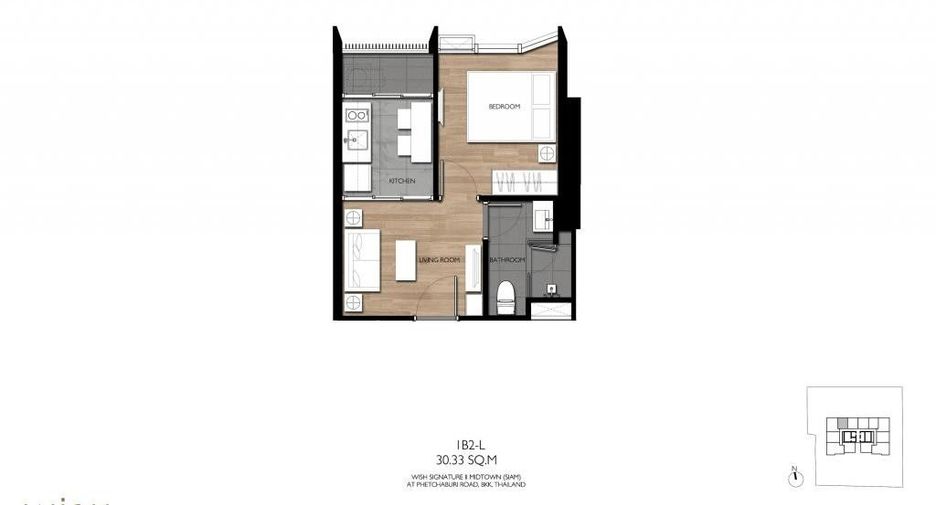 For sale 1 bed condo in Pathum Wan, Bangkok