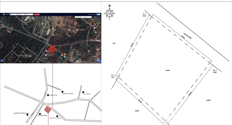 For sale land in Hang Dong, Chiang Mai