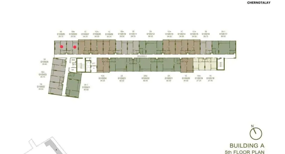Wohnung zum Kauf mit 1 Zimmer in Thalang, Phuket