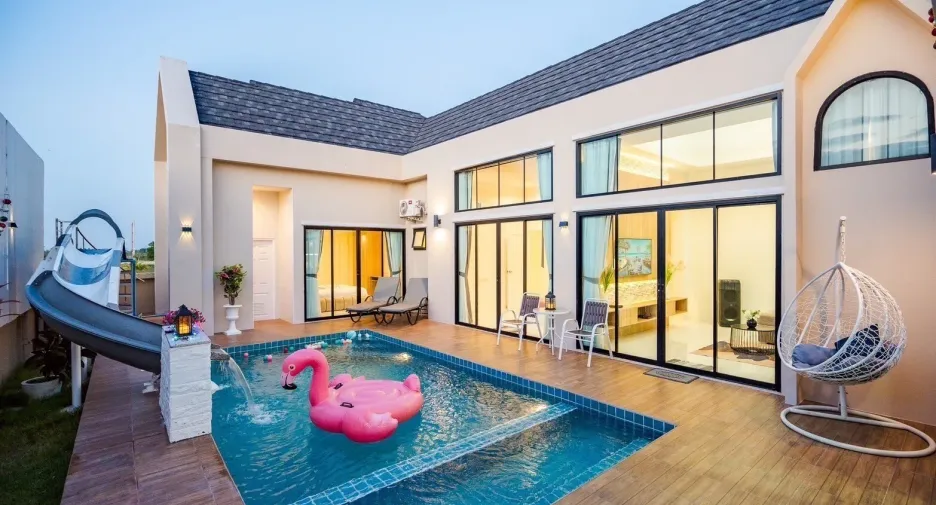 For sale and for rent 3 bedrooms villa in Cha Am, Phetchaburi