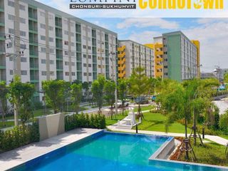 For sale and for rent studio condo in Mueang Chon Buri, Chonburi