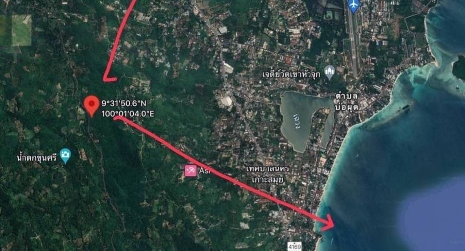 For sale land in Ko Samui, Surat Thani