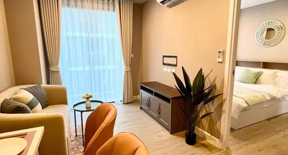 Wohnung zur Miete mit 1 Zimmer in Mueang Nonthaburi, Nonthaburi