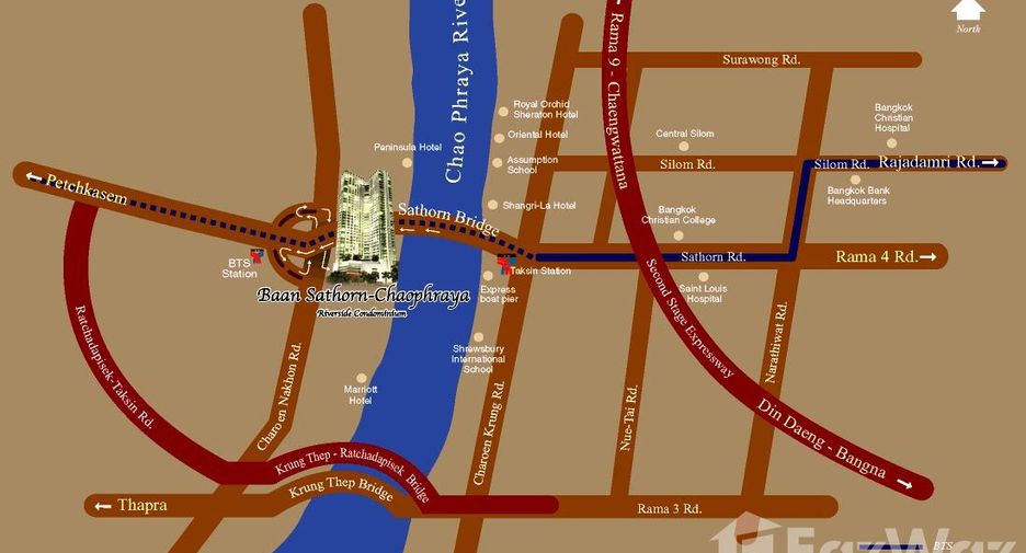 For sale and for rent 2 bedrooms condo in Sathon, Bangkok
