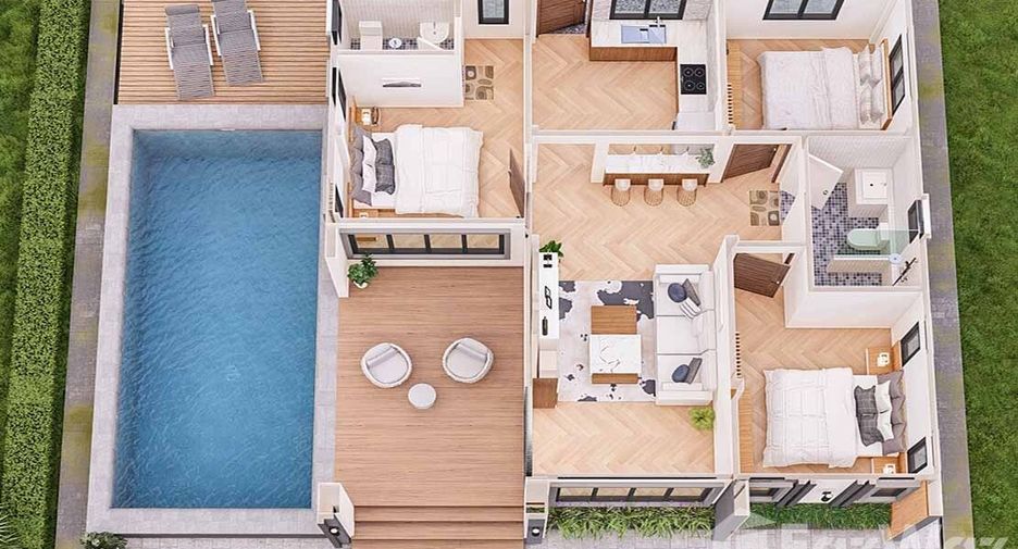 For sale 3 bedrooms villa in Klaeng, Rayong