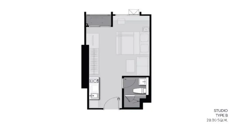 À vendre studio condo à Pathum Wan, Bangkok