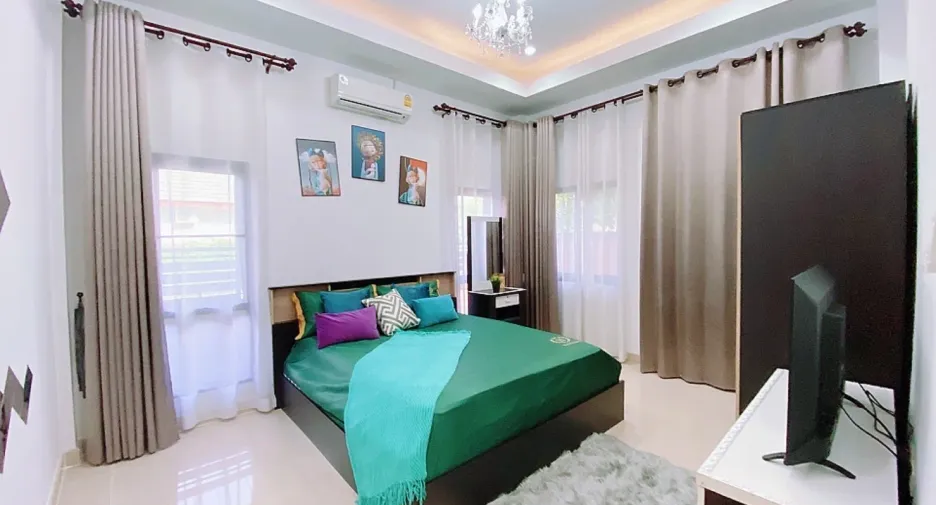 À louer 3 chambres maison à Bang Lamung, Chonburi