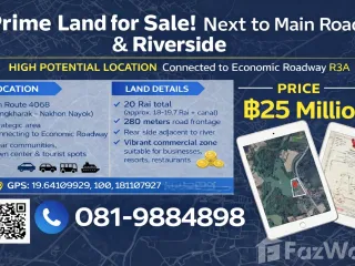 For sale land in Thoeng, Chiang Rai