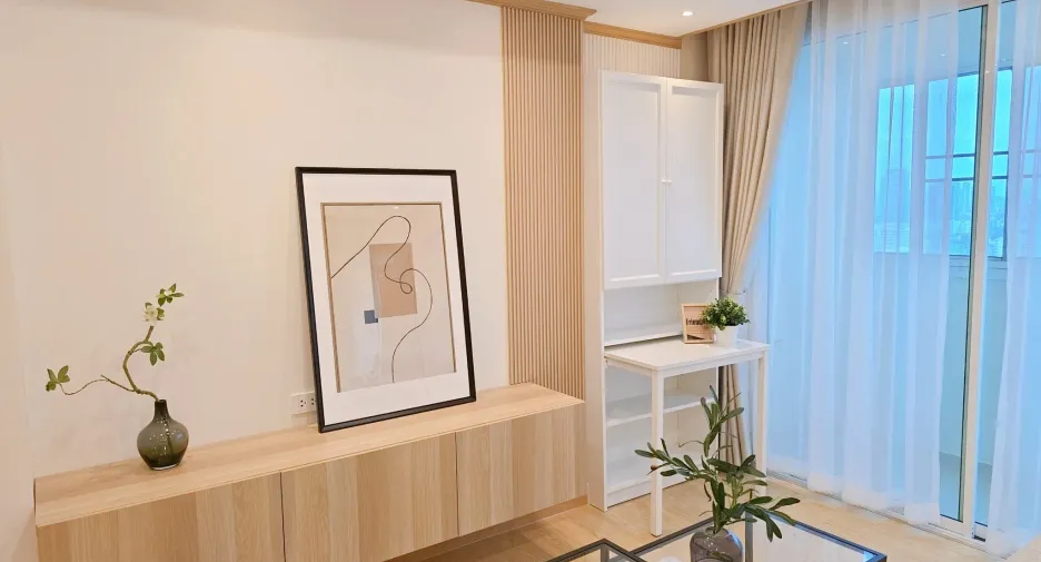 For sale and for rent 1 bed condo in Huai Khwang, Bangkok