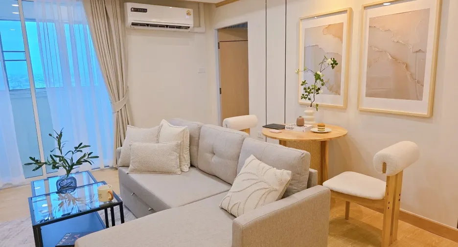 For sale and for rent 1 bed condo in Huai Khwang, Bangkok