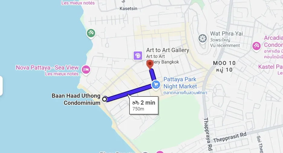 Condo en venta de 2 habitaciones en Bang Lamung, Chonburi