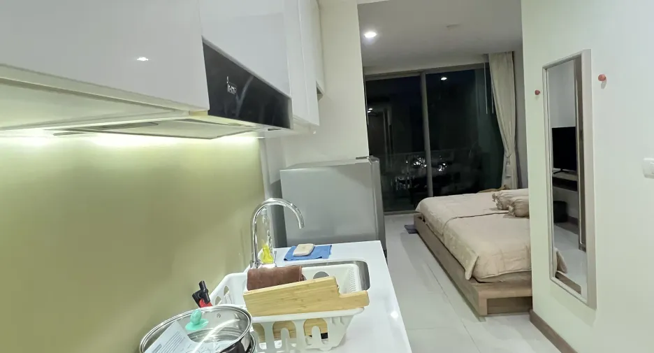 For sale and for rent studio condo in Bang Lamung, Chonburi