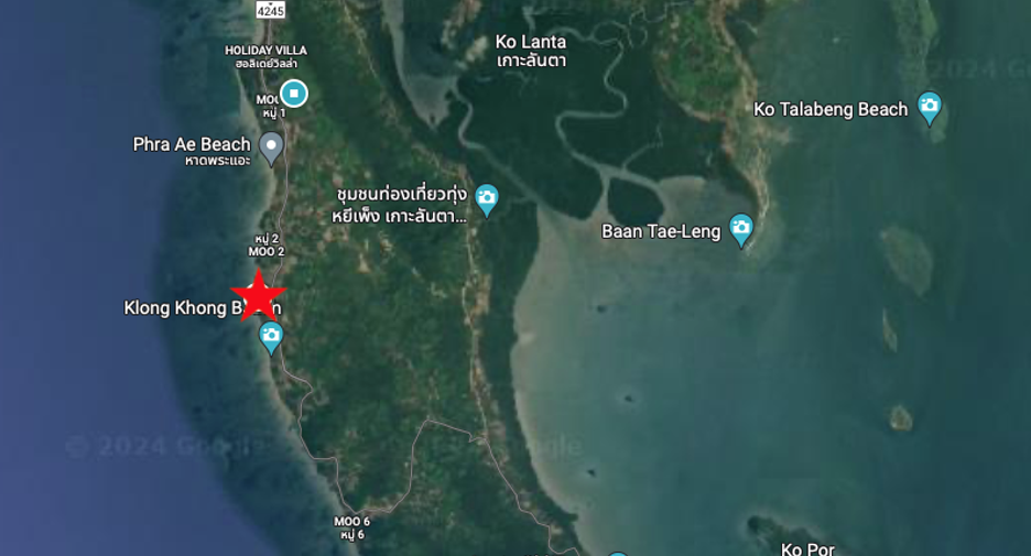 À vendre terrain à Ko Lanta, Krabi