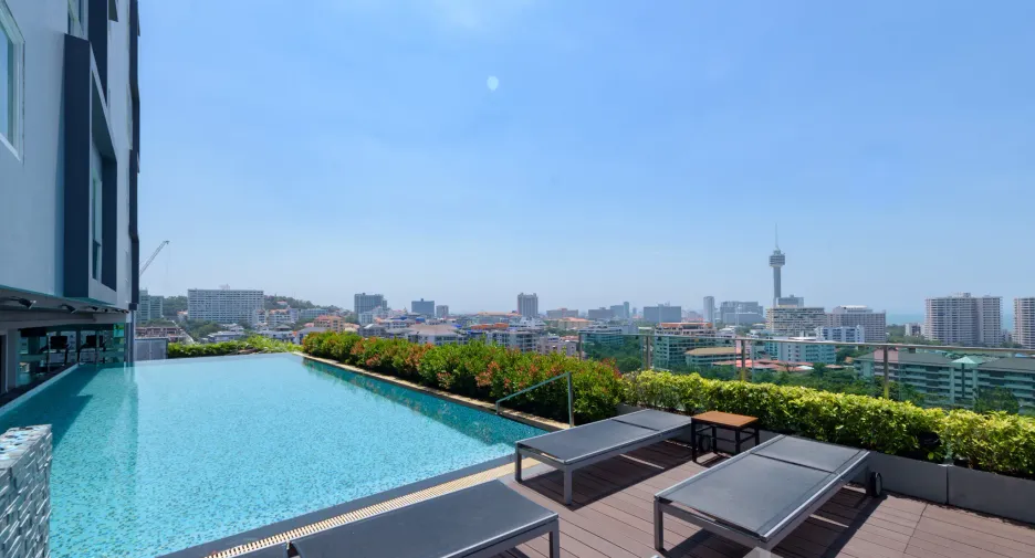 For sale and for rent 1 bed condo in Bang Lamung, Chonburi