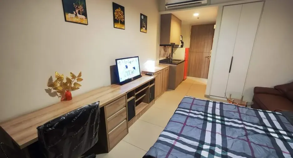 For sale and for rent studio condo in Bang Lamung, Chonburi