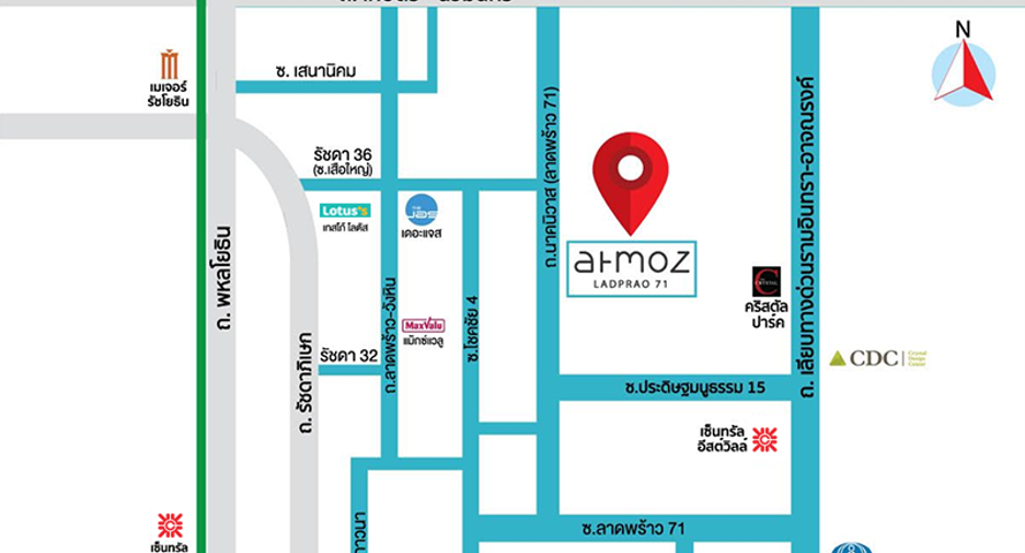 Wohnung zum Kauf mit 1 Zimmer in Lat Phrao, Bangkok